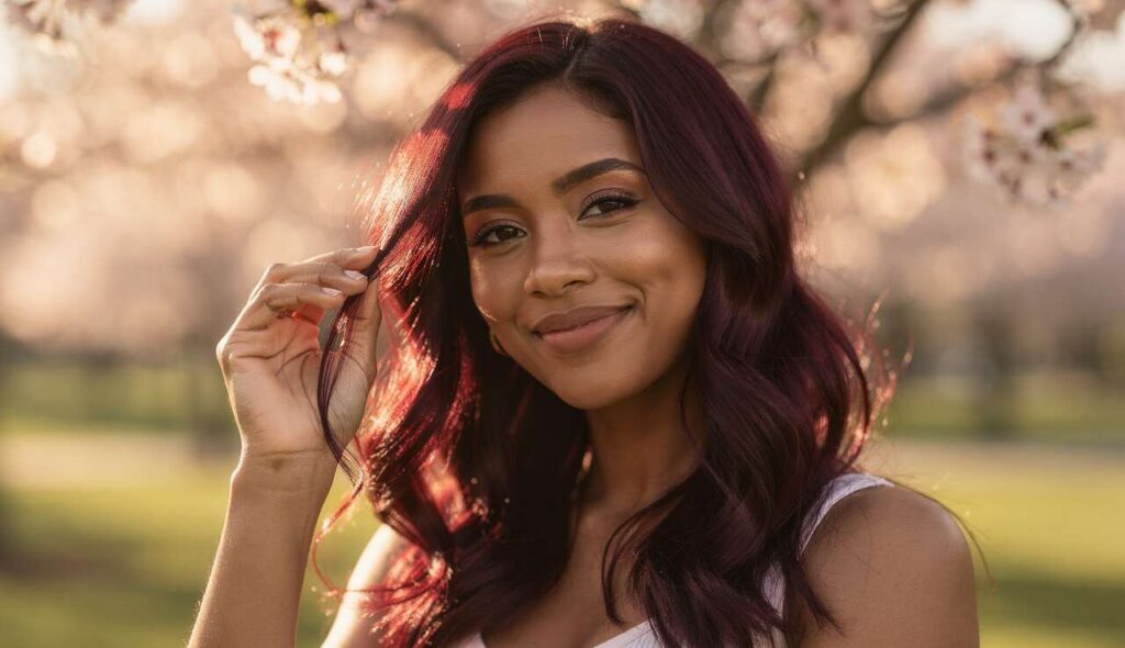 Cherry cola — kolor włosów, który zdominuje wiosnę 2026 według kolorystek