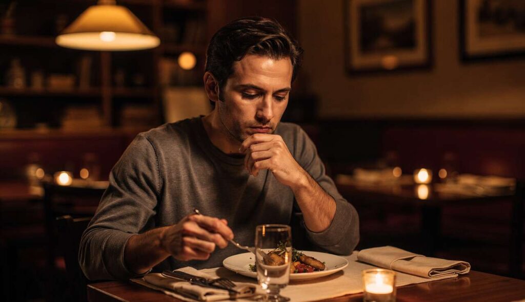 Osoby, które jedzą kolację w samotności, często mają te 6 cech – twierdzi psychologia