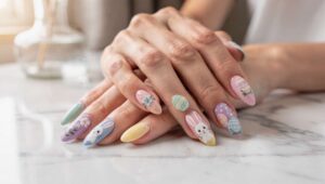 Paznokcie na Wielkanoc 2026: manikiurzystki pokazują 3 eleganckie wzory