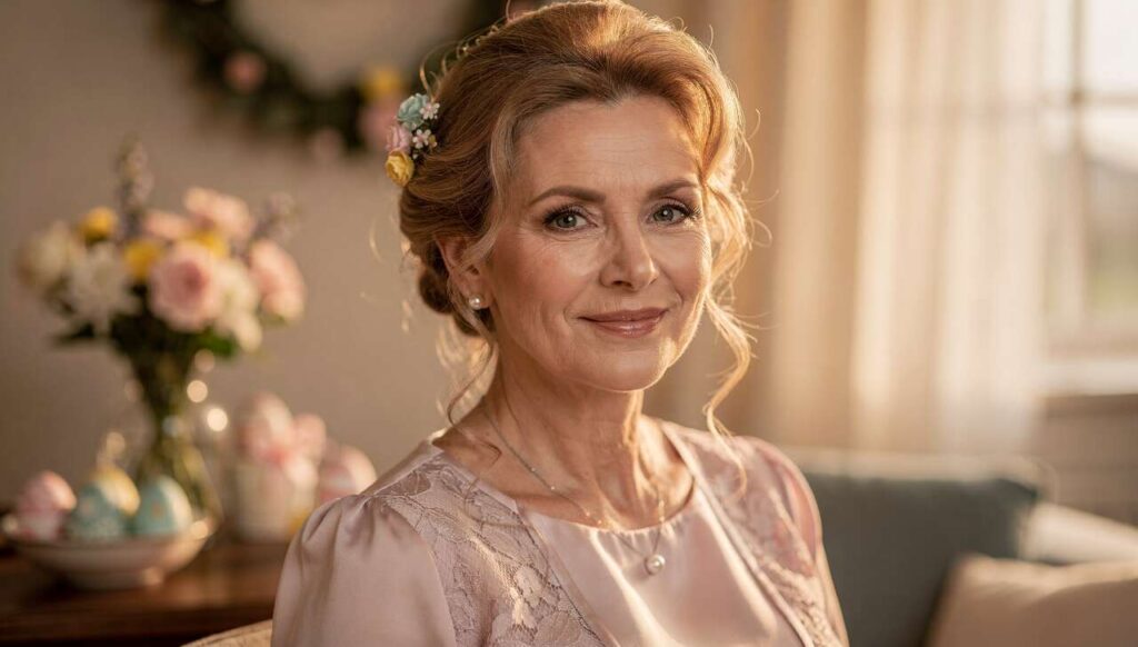 Fryzury na Wielkanoc 2026: 5 eleganckich upięć, które fryzjerzy polecają po 50-tce