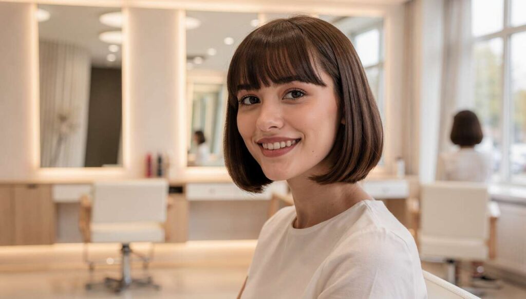 French bob z grzywką: najmodniejsze cięcie wiosny 2026, które optycznie odmładza twarz