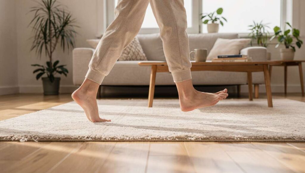 Masz nawyk chodzenia boso po domu? Psychologia łączy to z 5 cechami otwartej osobowości