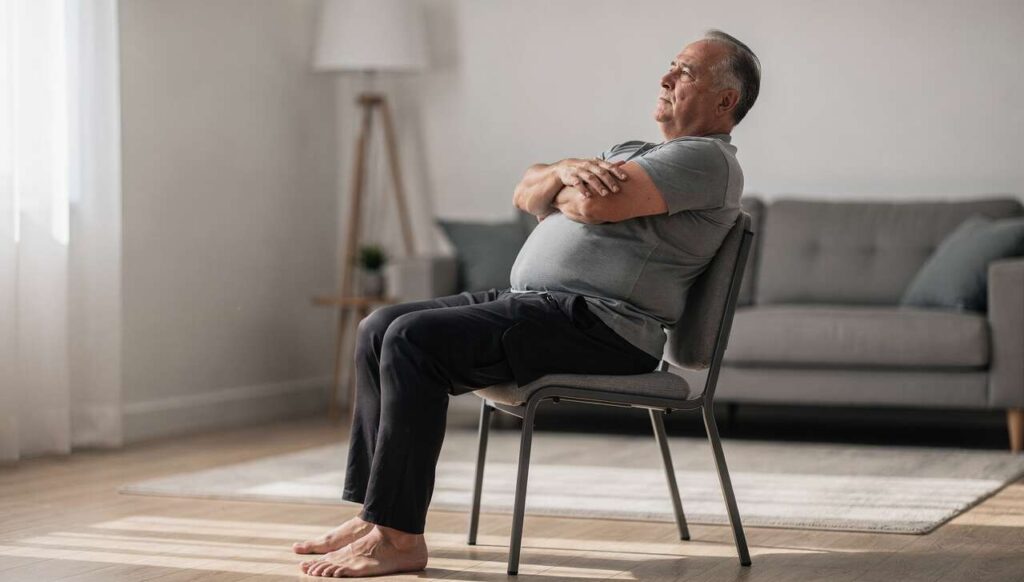 Ćwiczenia na core na krześle: 4 ruchy, które wzmocnią brzuch po 50-tce w 10 minut