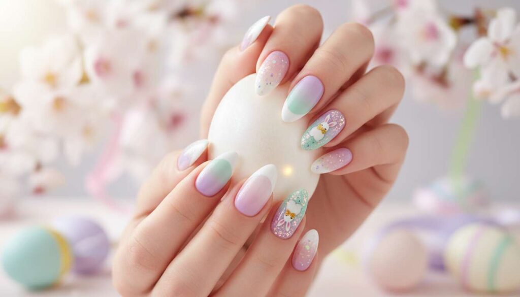 French manicure na Wielkanoc: manikiurzystki zdradzają nową wersję z mikrobrokatem na 2026