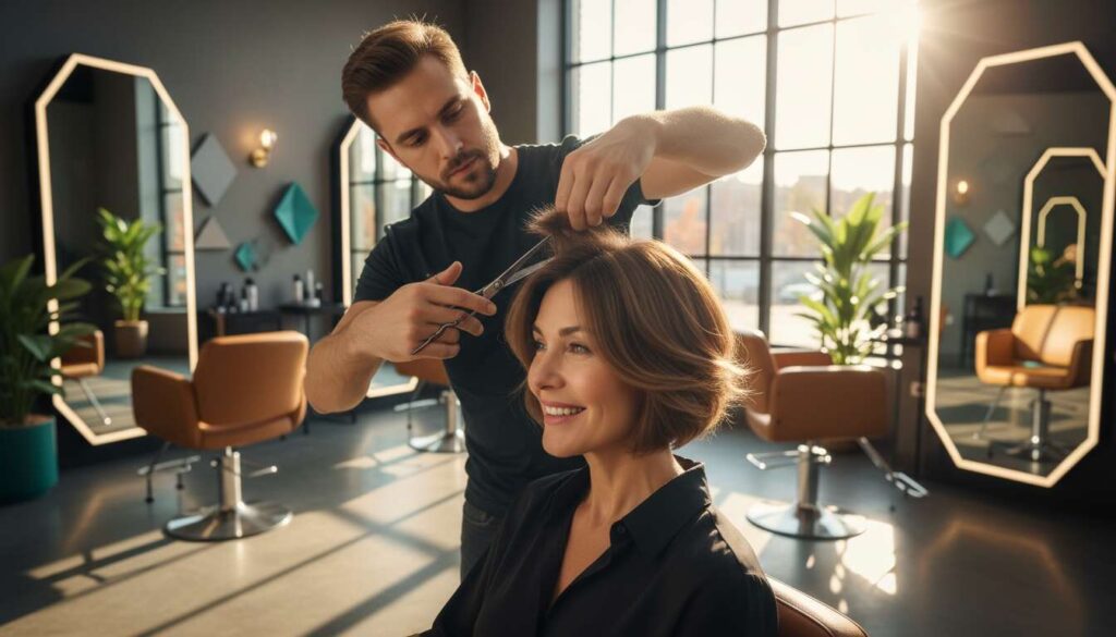 Fryzury odmładzające na kwiecień 2026: 5 cięć do ucha, które styliści polecają po 50-tce