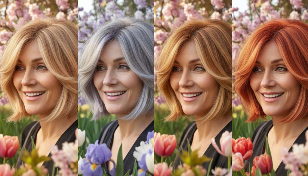 Bob z refleksami na wiosnę 2026: kolorystki pokazują 4 warianty, które rozświetlają twarz po 45-tce