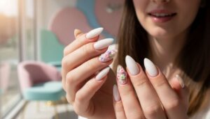 Paznokcie milky white na wiosnę 2026, które manikiurzystki polecają jako alternatywę dla frencha