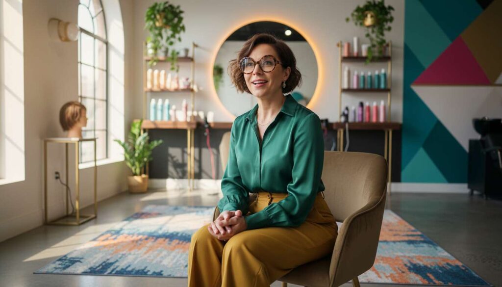 Krótkie włosy a okulary po 50-tce: fryzjerzy radzą, które cięcia pasują do okrągłej oprawy